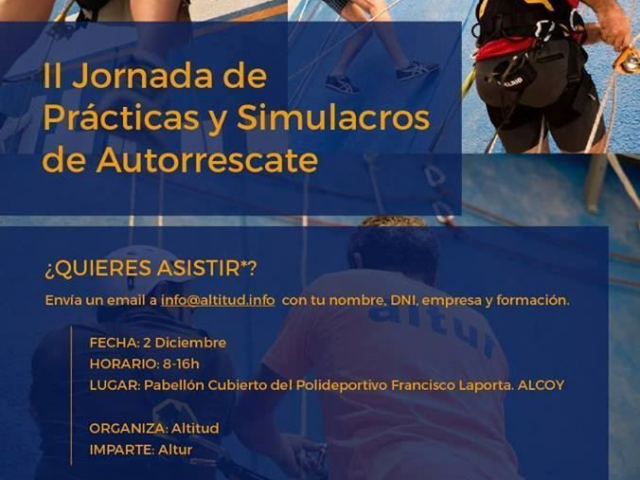 II JORNADA DE PRÁCTICAS Y SIMULACROS DE AUTORRESCATE