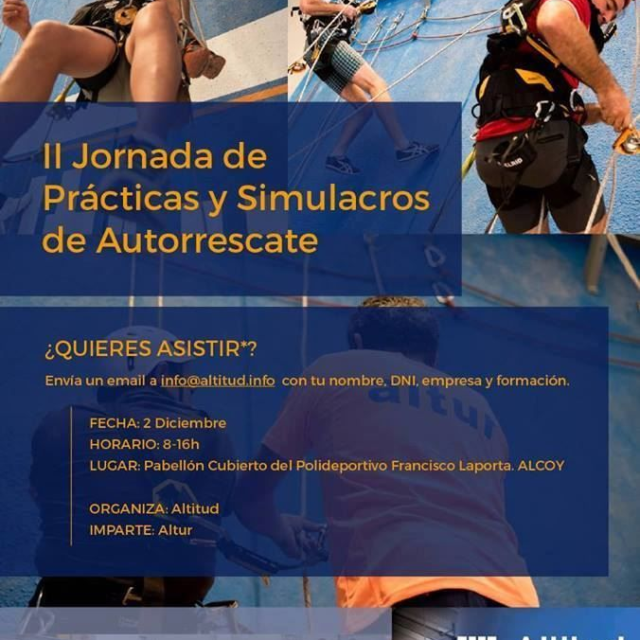 II JORNADA DE PRÁCTICAS Y SIMULACROS DE AUTORRESCATE